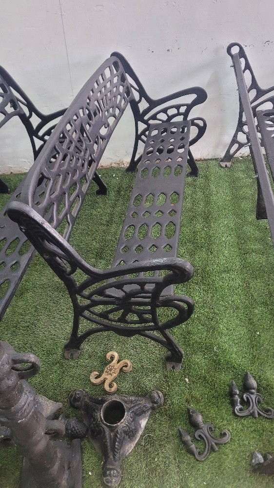 banc en fonte locale - 4
