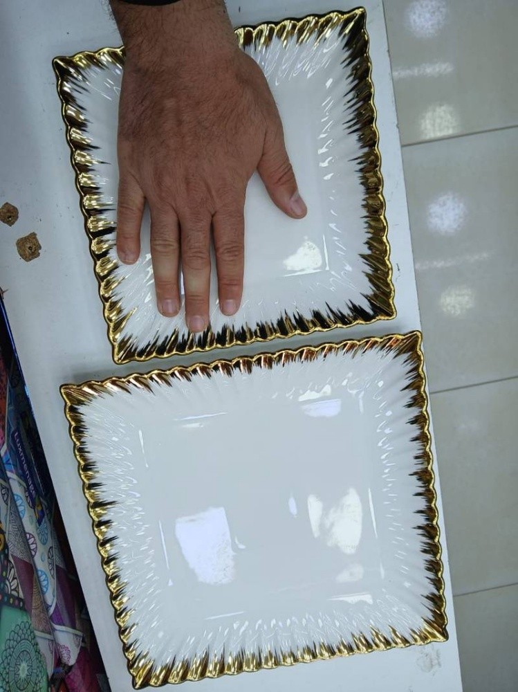 Assiette Carre 2 Pièce Caz1 - 5