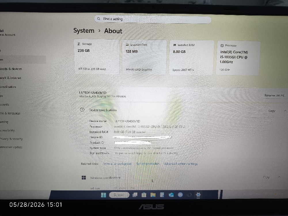 ASUS LAPTOP - 3