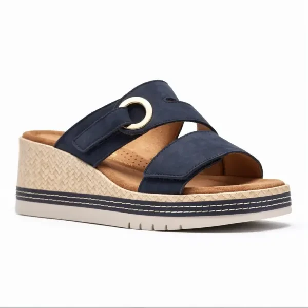 Clarks - Kidiki Cove Navy Nubuck - 1