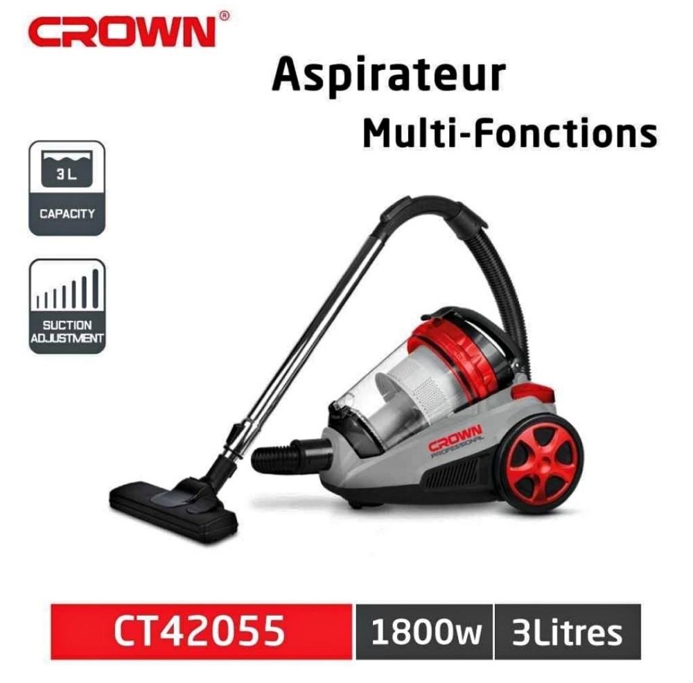aspirateur crown 1800w 3 Litres - 2