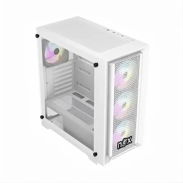 BOITIER NOX SPECTRUM WHITE 4 FAN - 1