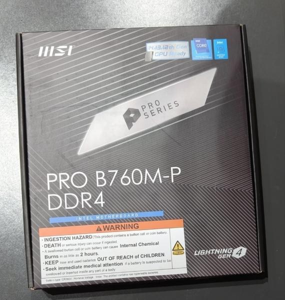 Kit i5 14400f + Msi B760 M P DDR4 - 1