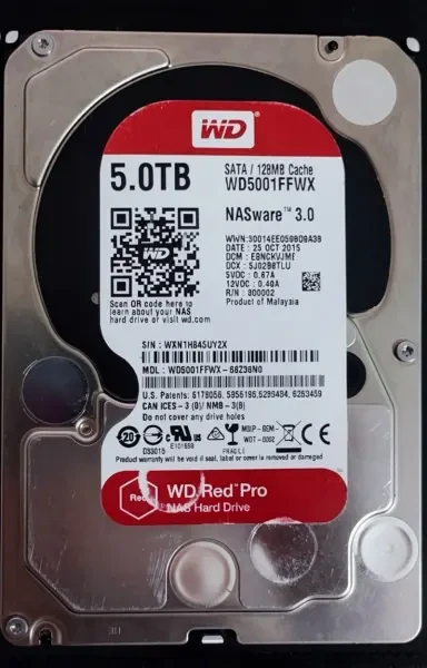 Disque dur Western Digital Red 5T - 1
