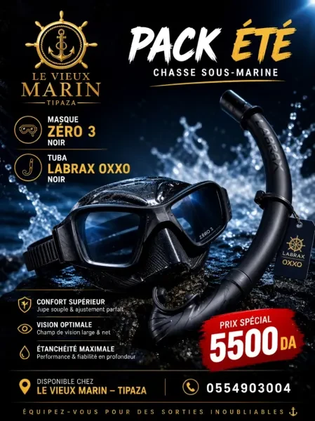 Pach Masque Zero 3 Noir - 1