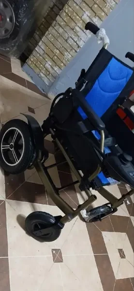 Fauteuil Roulant Électrique Bleu - 1