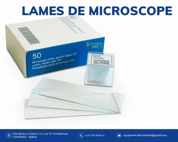 Lames de microscope - 1