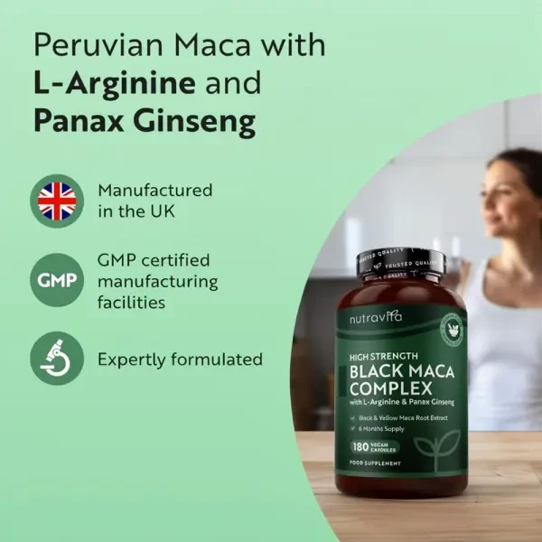 Black Maca Complex 5000mg - 180 C - 1