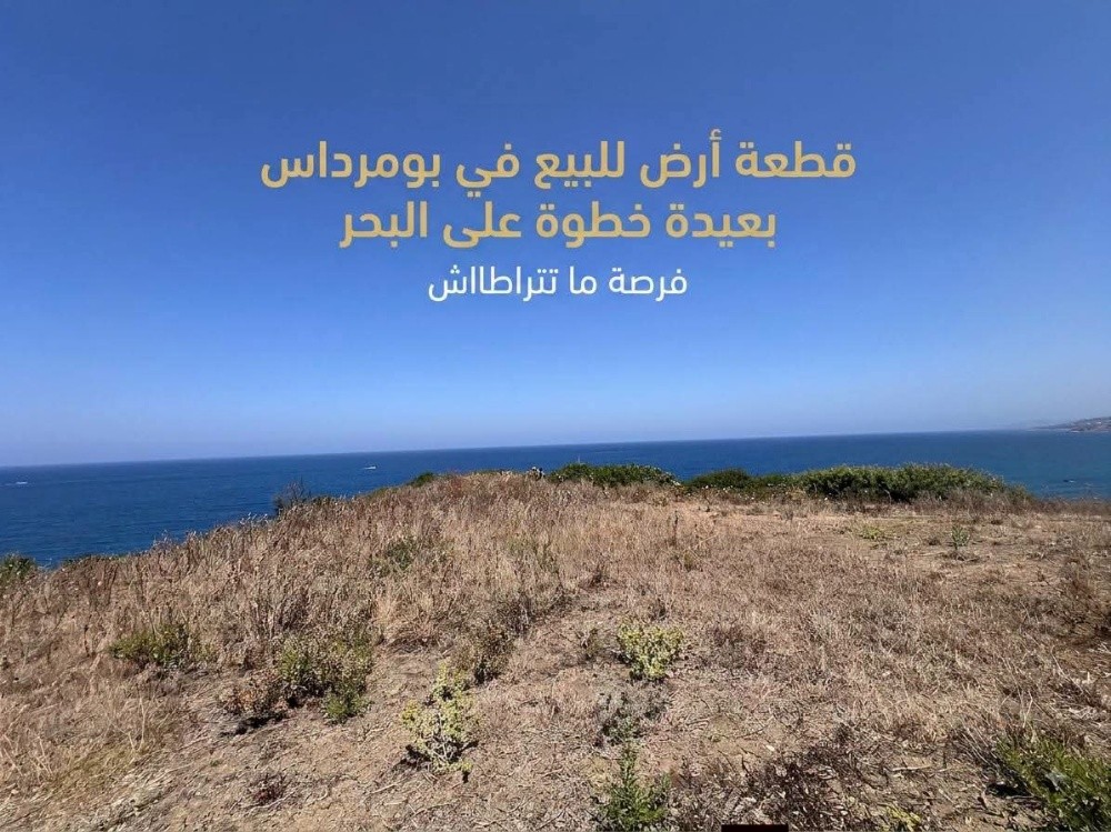 قطعة أرض مقابل البحر تماما دلس - 1