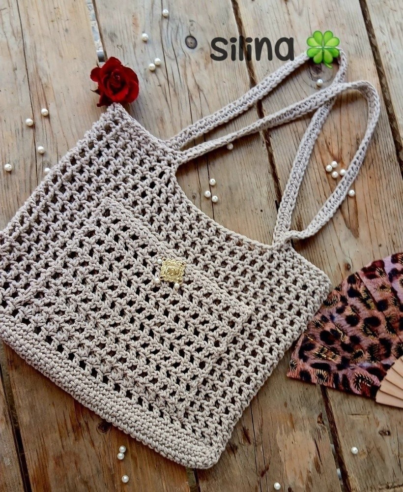 sac crochet à la main - 7