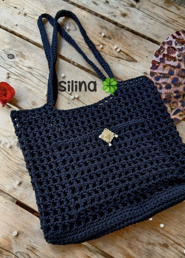 sac crochet à la main - 1