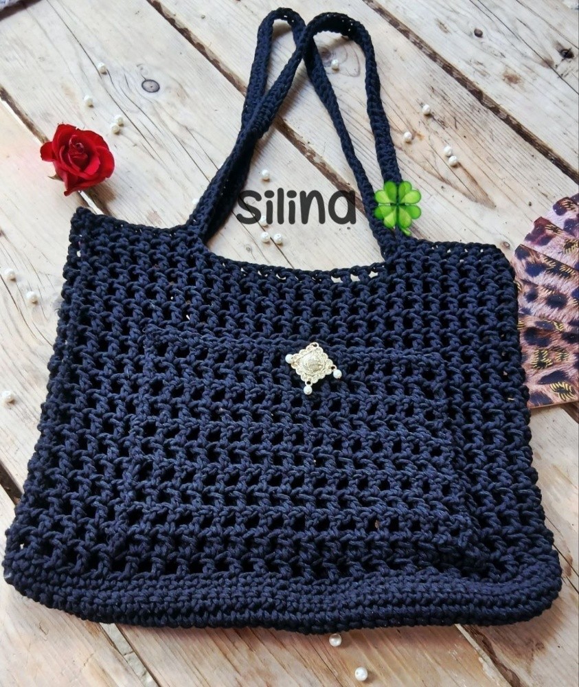 sac crochet à la main - 2