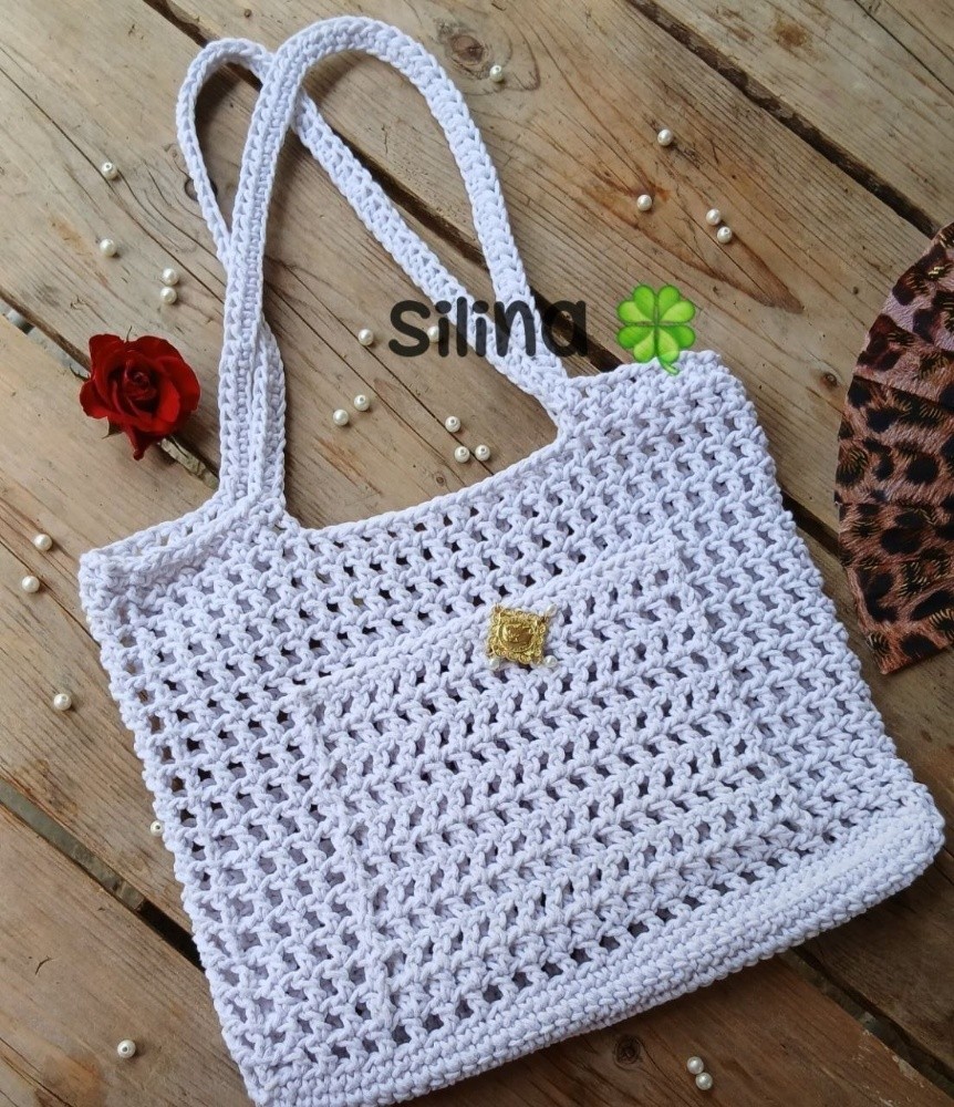 sac crochet à la main - 3