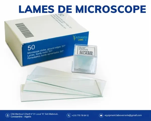 Lames de microscope - 1