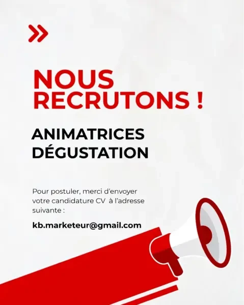 RECRUTEMENT ANIMATRICES DÉGUSTATI - 1