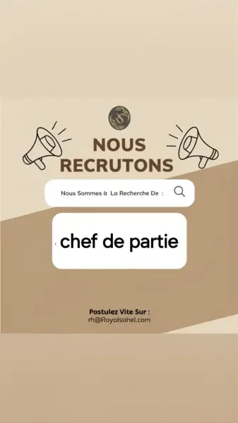 Chef de partie - 1