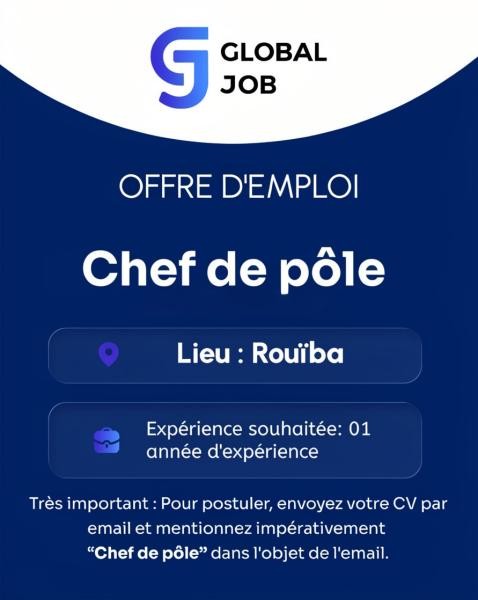 Chef de pôle - 1