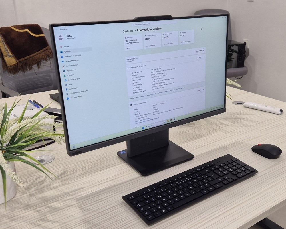PC Lenovo All in one i7. 8go. 500 - 1