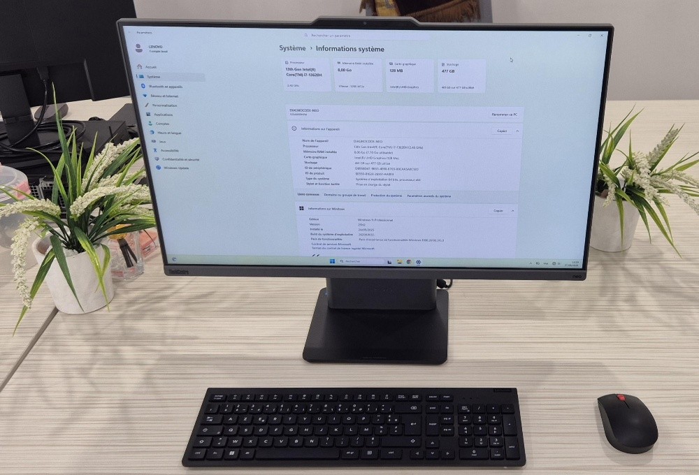 PC Lenovo All in one i7. 8go. 500 - 2