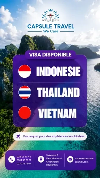 Visa la Thailande / Insonesie - 1