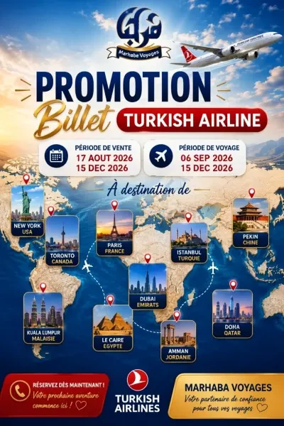 Promotion de billet turkish - 1