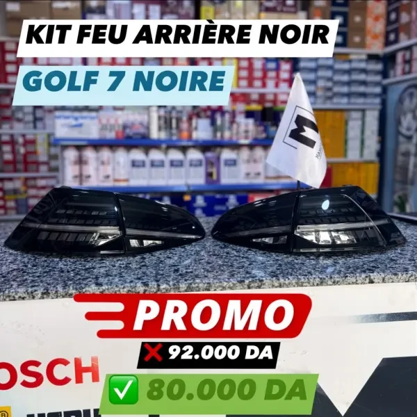 KIT FEU ARRIÈRE GOLF 7 NOIRE / - 1