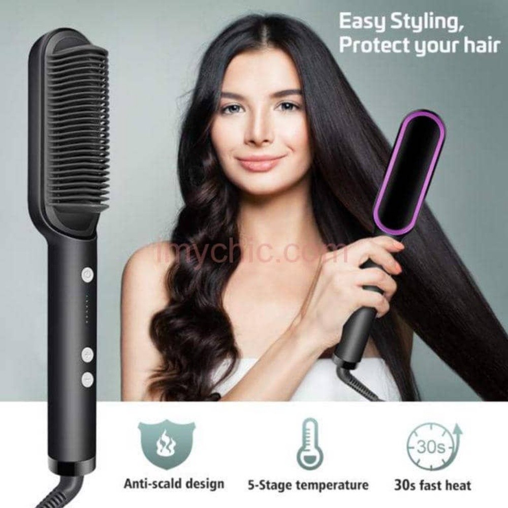 lot brosse a cheveux chauffante - 9