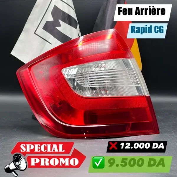 FEU ARRIÈRE SKODA FAPID CG (VW/SE - 1