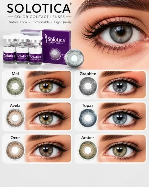 Lentilles de contact couleur - 1