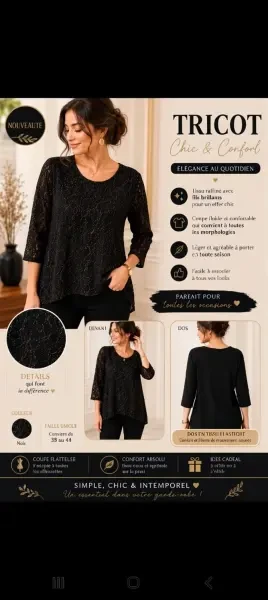 Trico noir brillant classe - 1