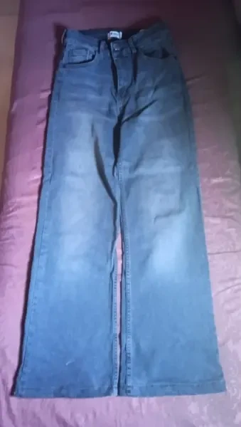Pantalon jean wide leg taille S - 1