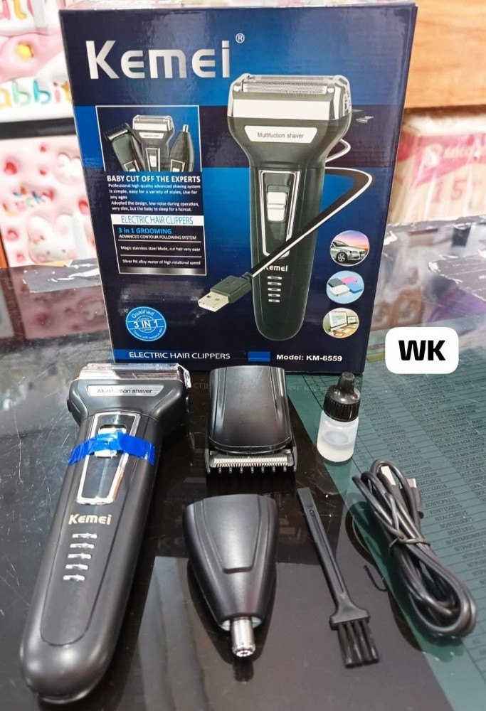 Tendeuse kemei 6559 3in1 Recharge - 1