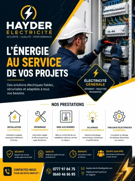 Services et travaux delectricité - 1