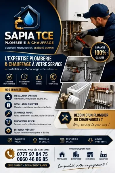 Service et travaux de plomberie - 1