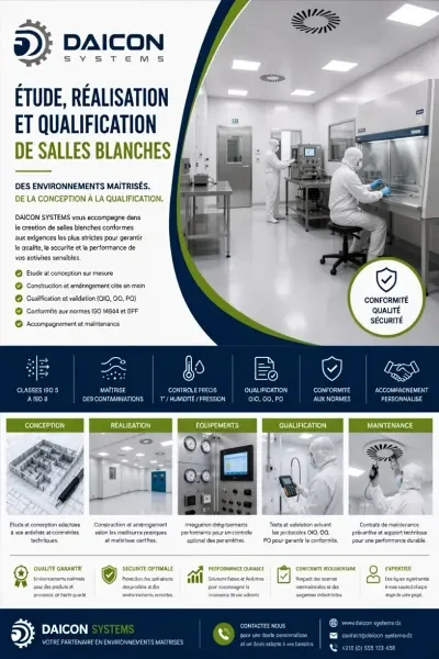 Salles blanches | Étude, réalisat - 1