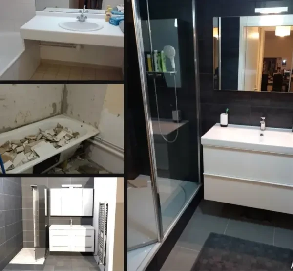 Plomberie fuite salle de bain et - 1