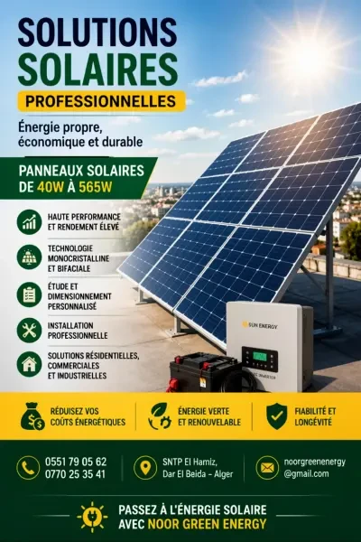 installation de solutions solaire - 1