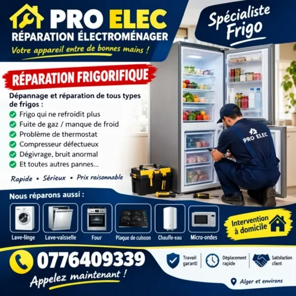 Réparation Frigo & Réfrigérateur - 1
