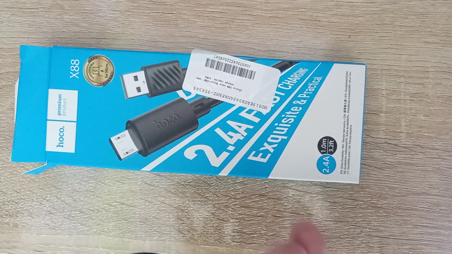 Câble chargeur hoco original usb - 2