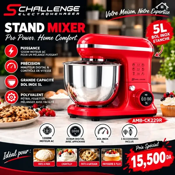 BATTEUR SUR SOCLE CHALLENGE 200W - 1