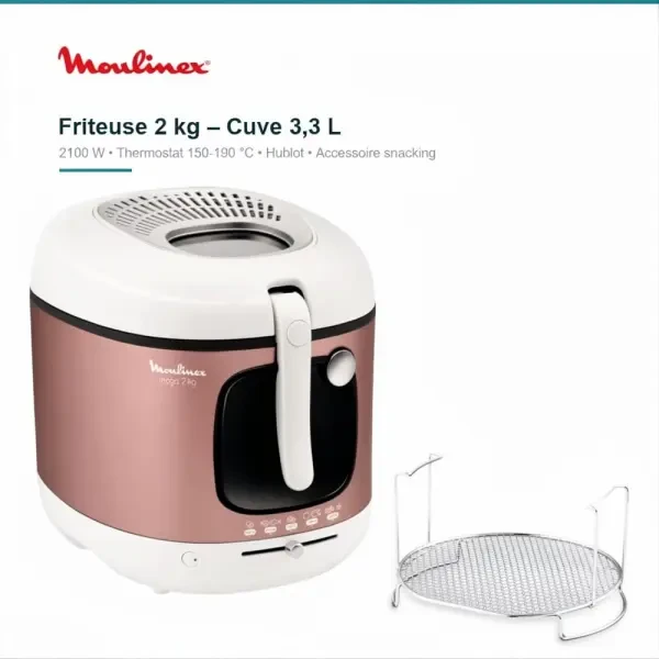 Friteuse 2 kg Cuve 3,3 L 2100 W - 1