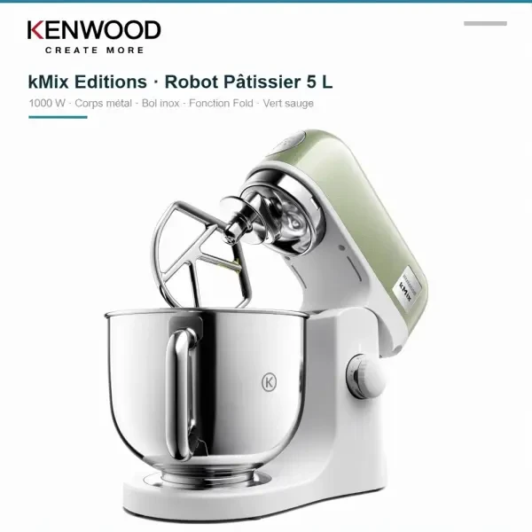 Robot Pâtissier 1000 W Bol Inox 5 - 1