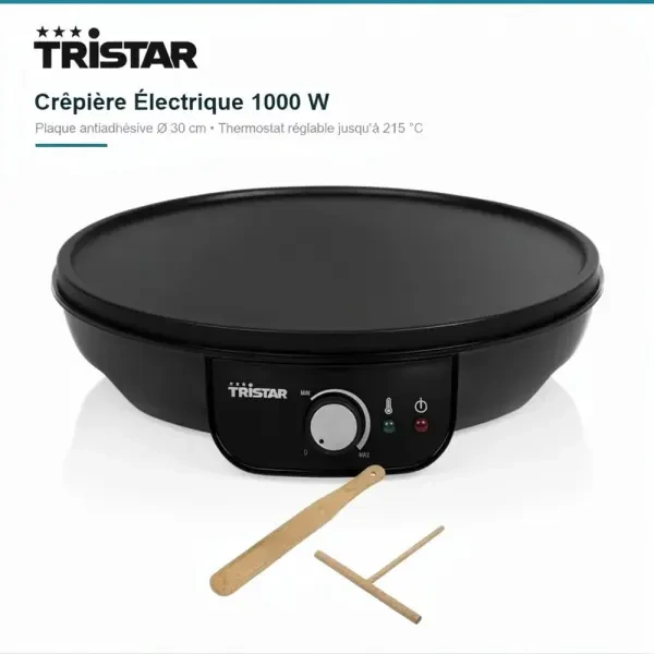 Crêpière Électrique 1000 W Plaque - 1