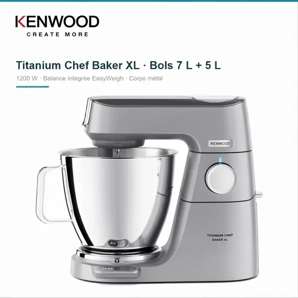 Robot Pétrin Pâtissier 1200 W Bol - 1