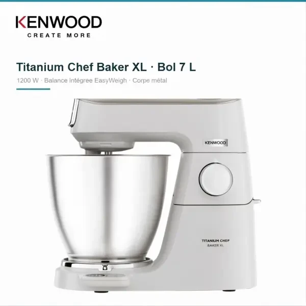 Robot Pétrin Pâtissier 1200 W - 1