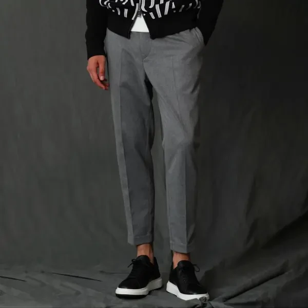 Pantalon Décontracté Gris L - 1