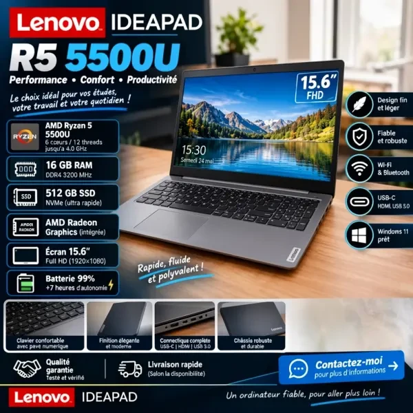 Lenovo ideapad R5 5500U - 1