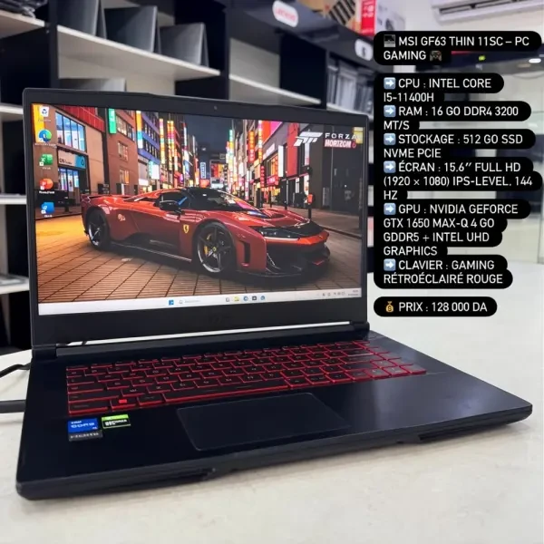 MSI GF63 Thin 11SC Gaming 15.6 po - 1