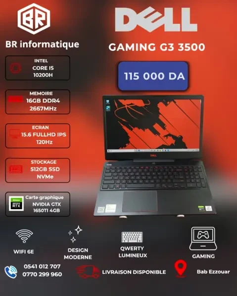 DELL G3 3500 GAMING INTEL CORE I5 - 1