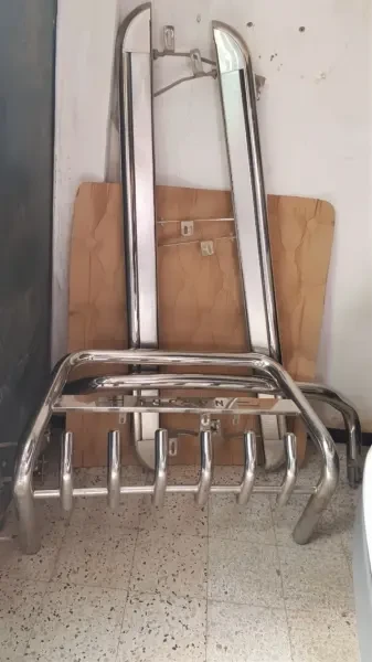 Par buffle chromé +marche pied - 1